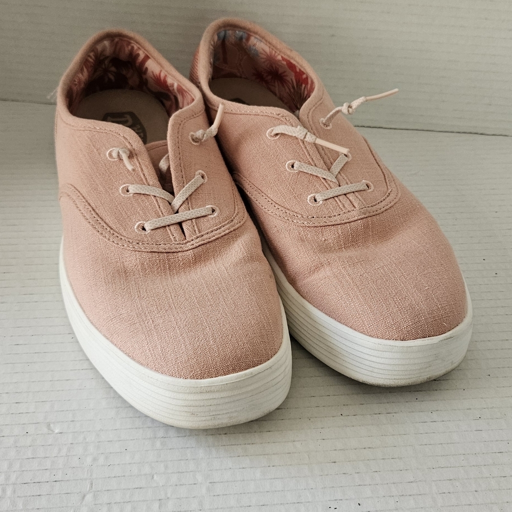 Hey Dude Women's Conway pink‎ slip on sneaker size 11